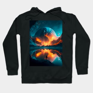 Magic in Chaos: Cosmic Landscapes Hoodie